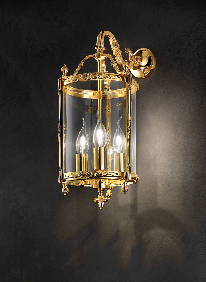 Gold plated solid brass base